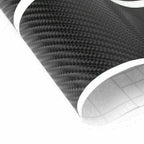 4D Carbon Fiber Car Door Scuff Sill Cover for Dodge Honda