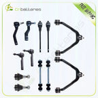 12Pcs Front Upper Control Arms Ball Joints Tie Rods Kit for GMC Yukon
