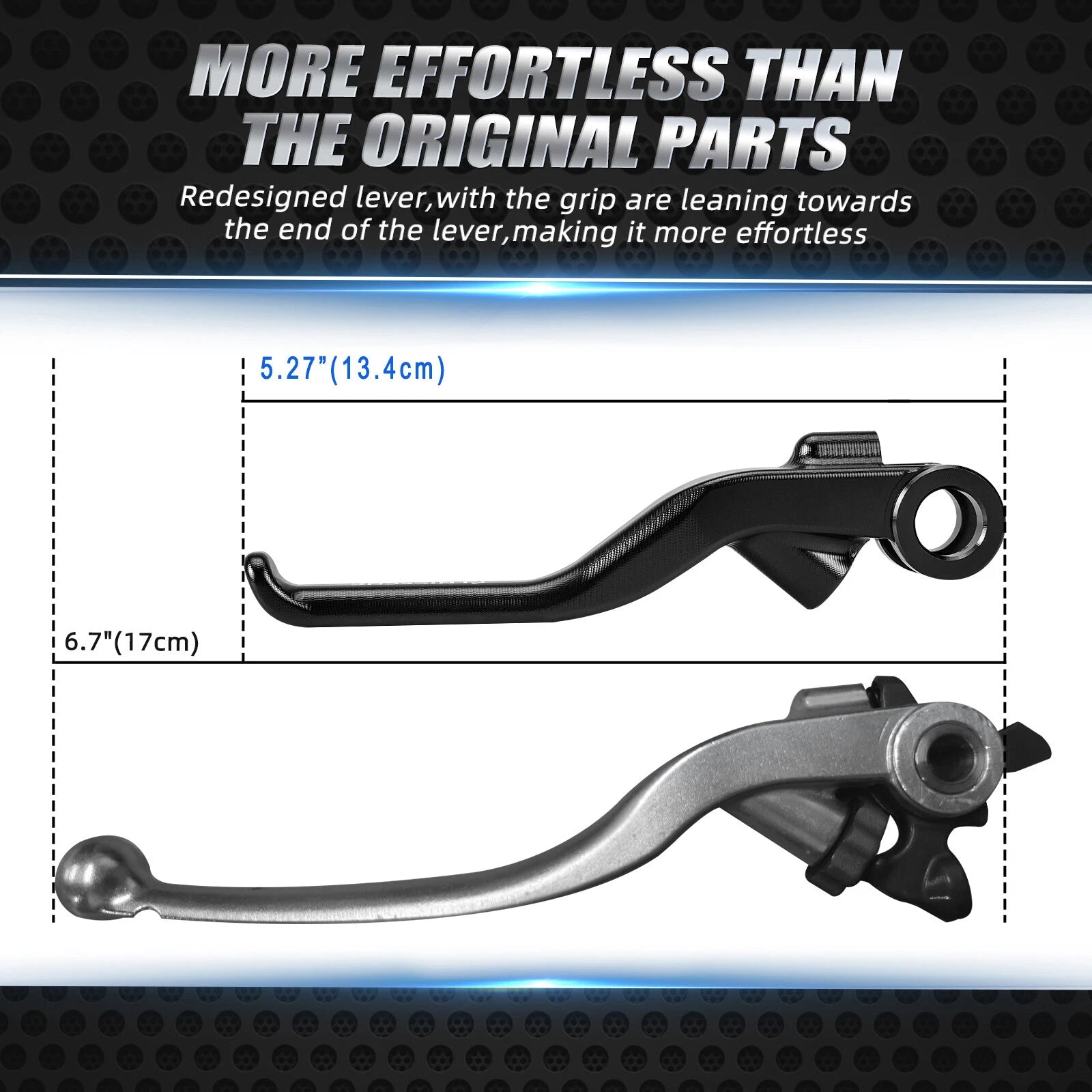 Shorter Widened Clutch Lever for Husqvarna 701 Supermoto, 701 Enduro (2016–2023)