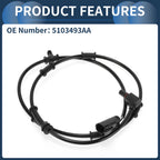 ABS Wheel Speed Sensor No. 5103493AA for Dodge Ram 3500 