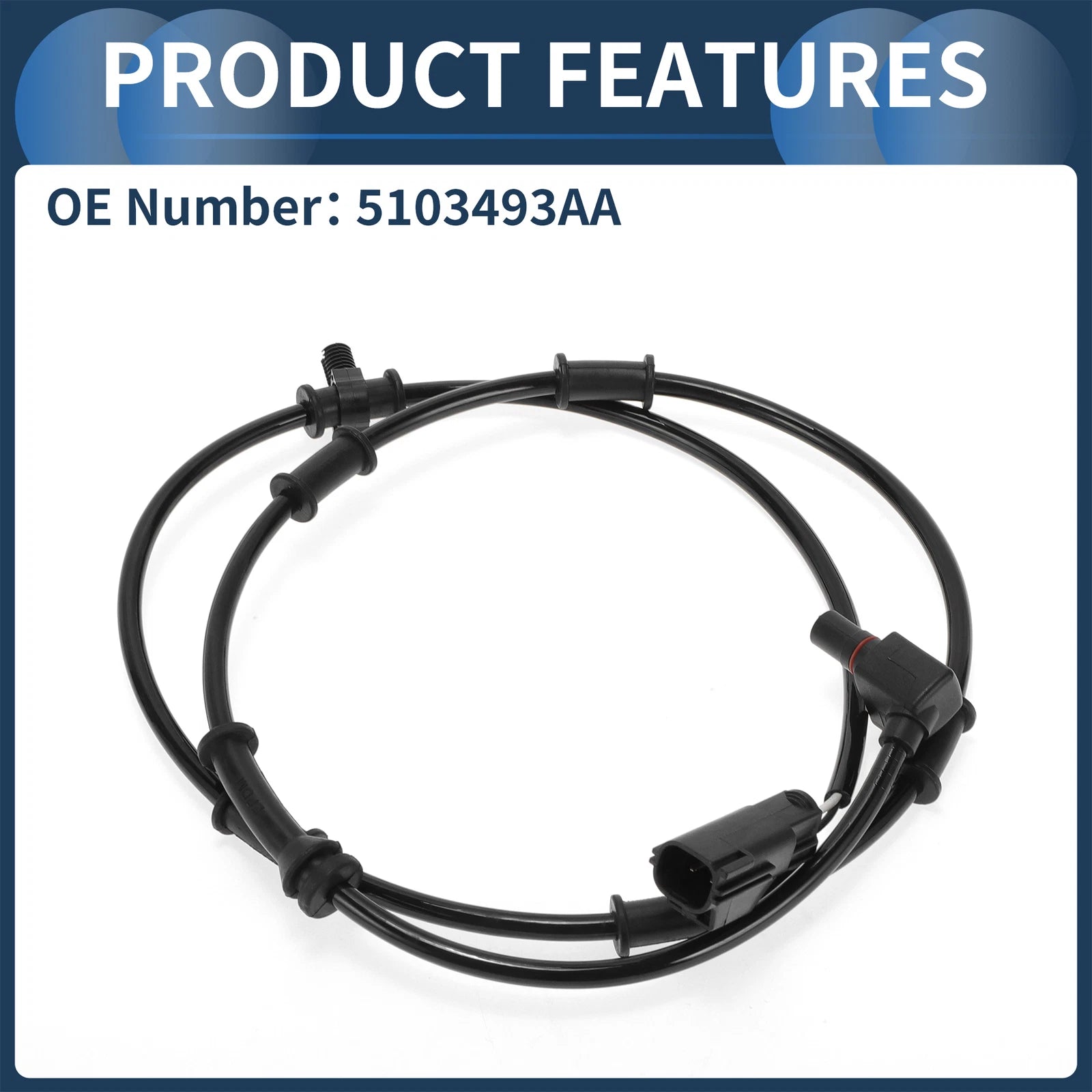ABS Wheel Speed Sensor No. 5103493AA for Dodge Ram 3500 