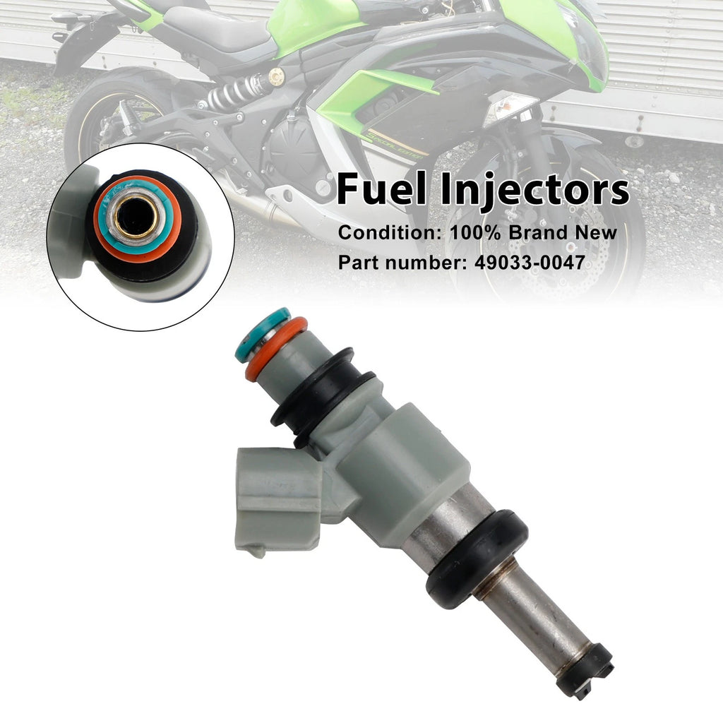 Fuel Injectors 49033-0047 for Kawasaki Ninja 400 (2018–2024) Eliminator Z500 NINJA 500