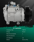 A/C Compressor w/Clutch CO 10840C for Honda Odyssey (2008–2015)