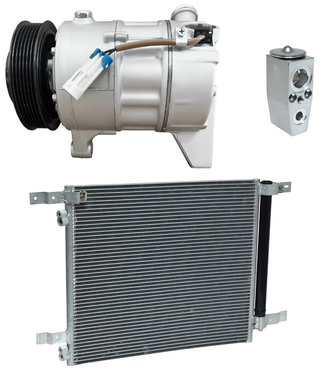 A/C Compressor Kit With Condenser for Cadillac SRX 3.0L (2011–2016)