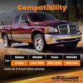 2-4" Lift Front Upper Control Arms Assembly for Dodge RAM 1500 (2006–2023)