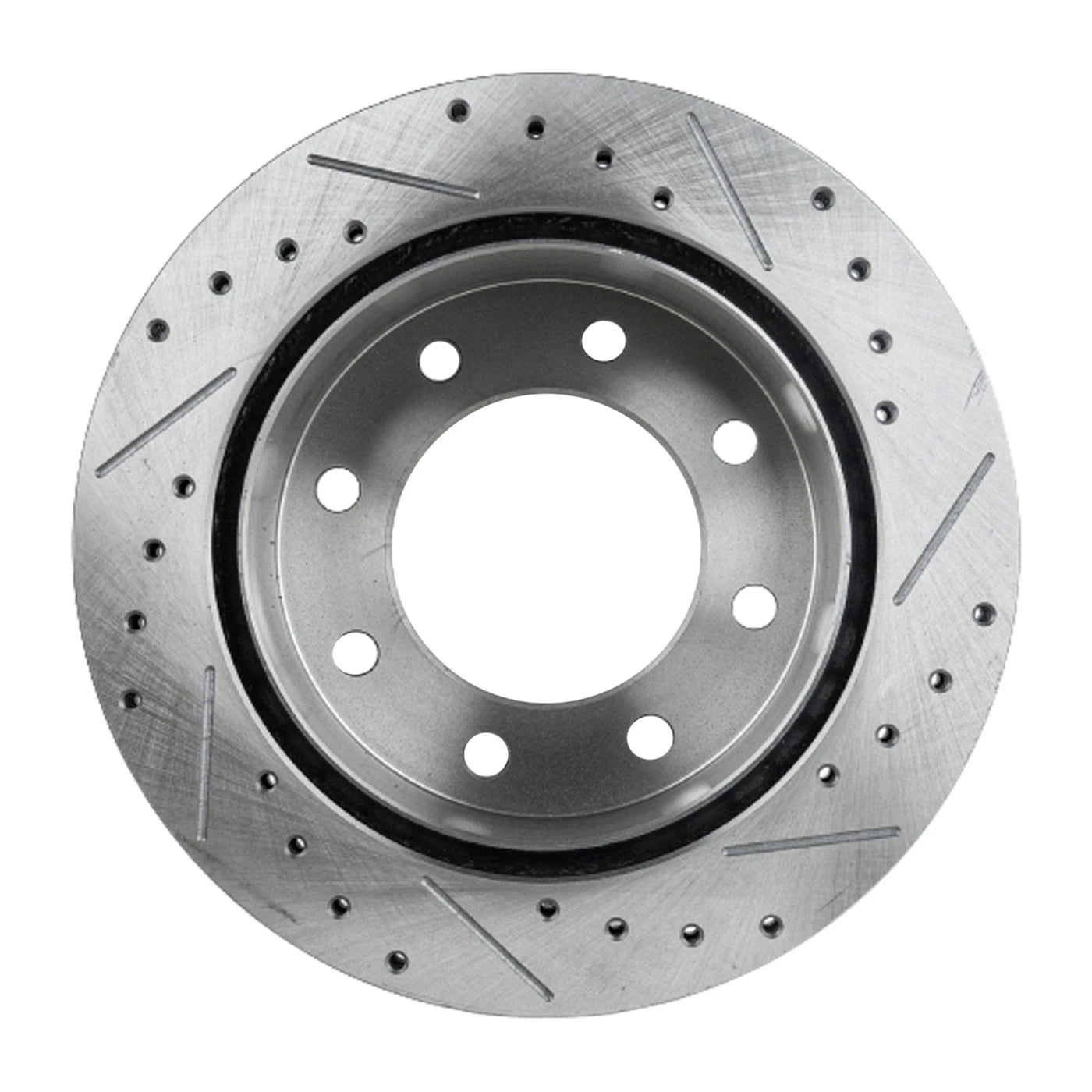 Disc Brake & Pad Kit for Chevy Express 3500 (2004–2020) Rear Cross-Drilled