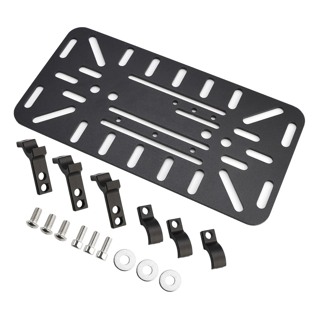 Set of 2 Dual-Sided Mounting Saddlebag Bracket Racks for Motorcycle