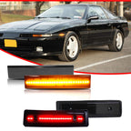 Set of 4 Smoked LED Bumper Side Marker Lights for Toyota Celica (1986–1989)