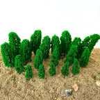 20x Micro Model Trees for HO N Scale Garden Wargame Diorama Train Layout