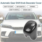 Automatic Gear Shift Knob Cover for Honda Civic 2022-2025 Black Decorator