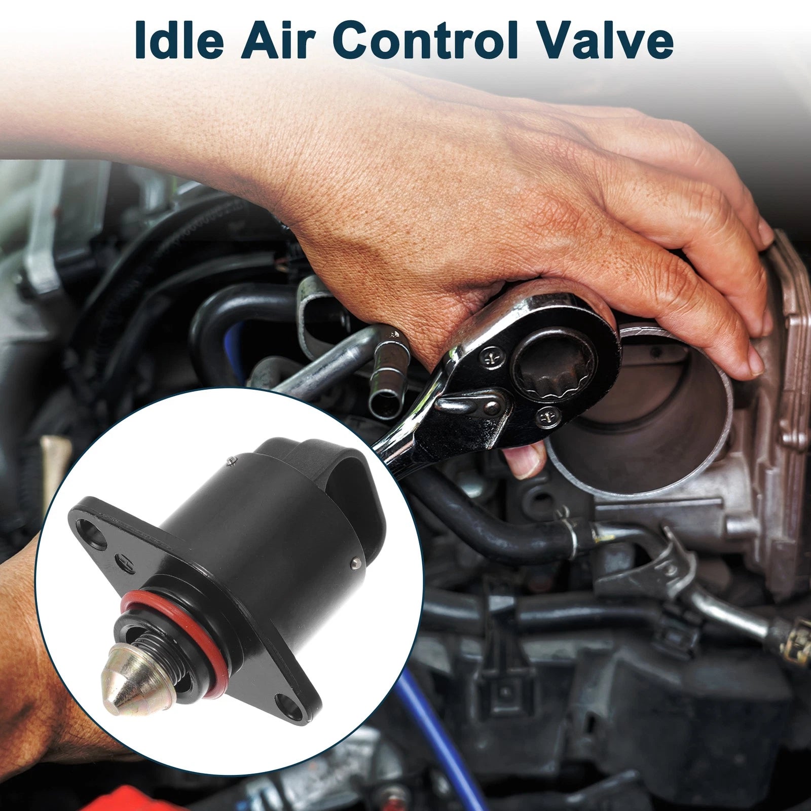 Idle Air Control Valve for Chevrolet P30 (1987–1995, 1997) No. 17076228