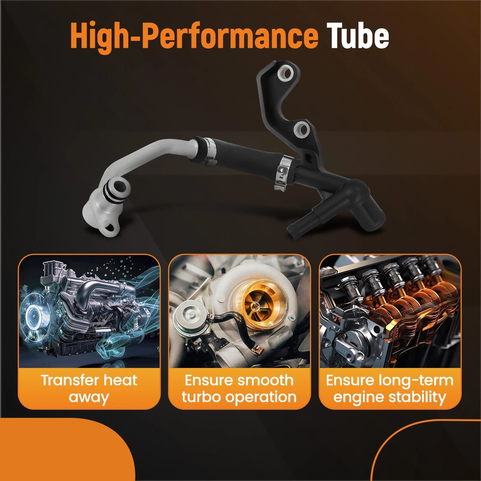 Turbo Coolant Hose for Mercedes Benz S63 SL63 GLE63 GLS63 AMG (2007–2020)