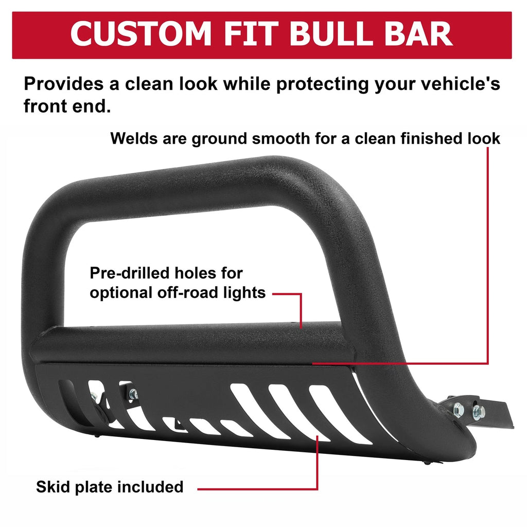 Brush Bull Bar Grill Guard for Dodge Dakota (2005–2011) & Mitsubishi Raider (2006–2009)