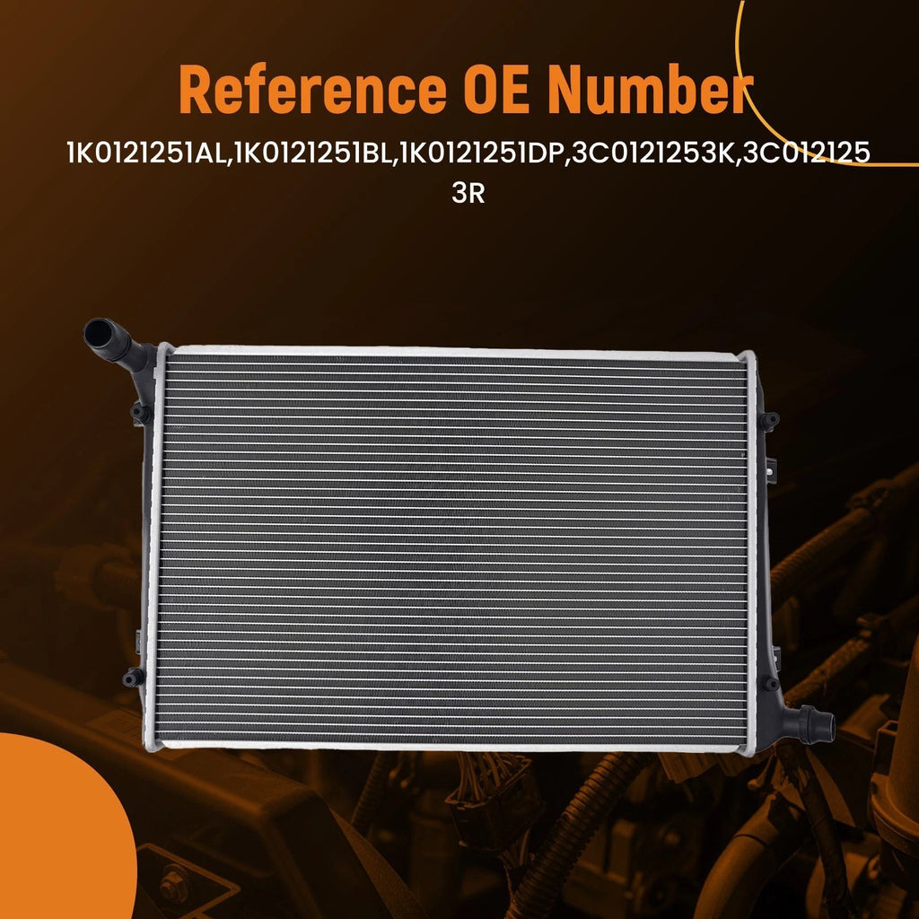 Aluminum Radiator for VW Bora 1.9L TDI (2008-2010)