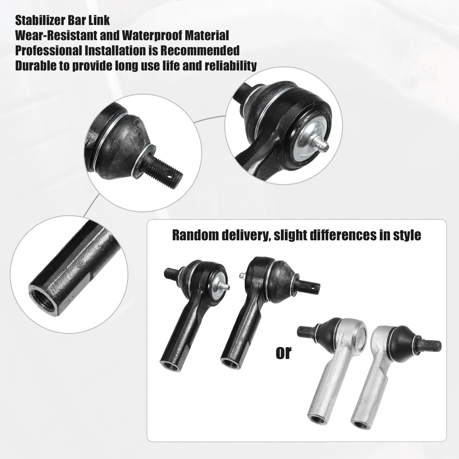 6 Pcs Tie Rod End Link for Nissan Altima 