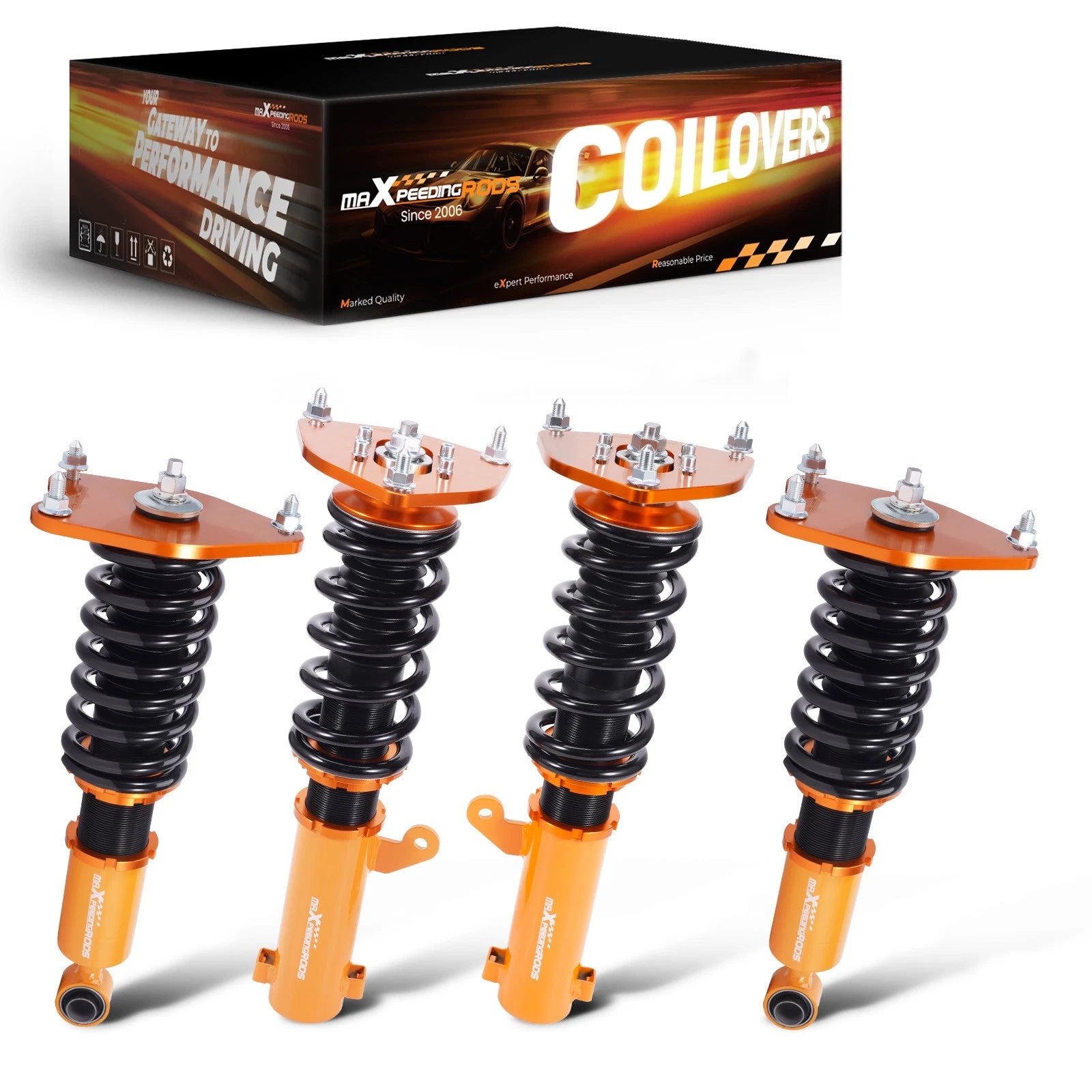 Coilovers Shocks Struts Kit for Mitsubishi Eclipse (2006–2012) Adjustable Height