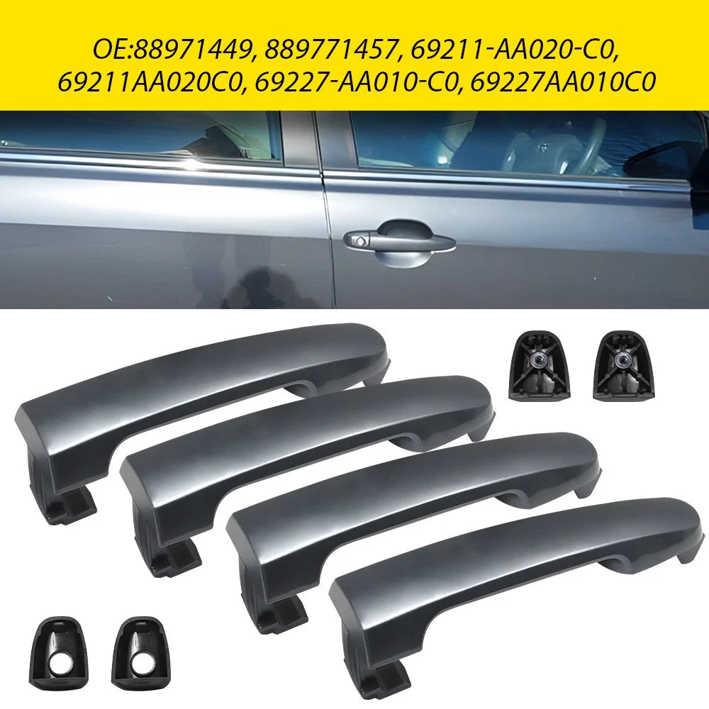 Set of 4 Exterior Door Handles for Toyota Corolla (2003–2013) EV