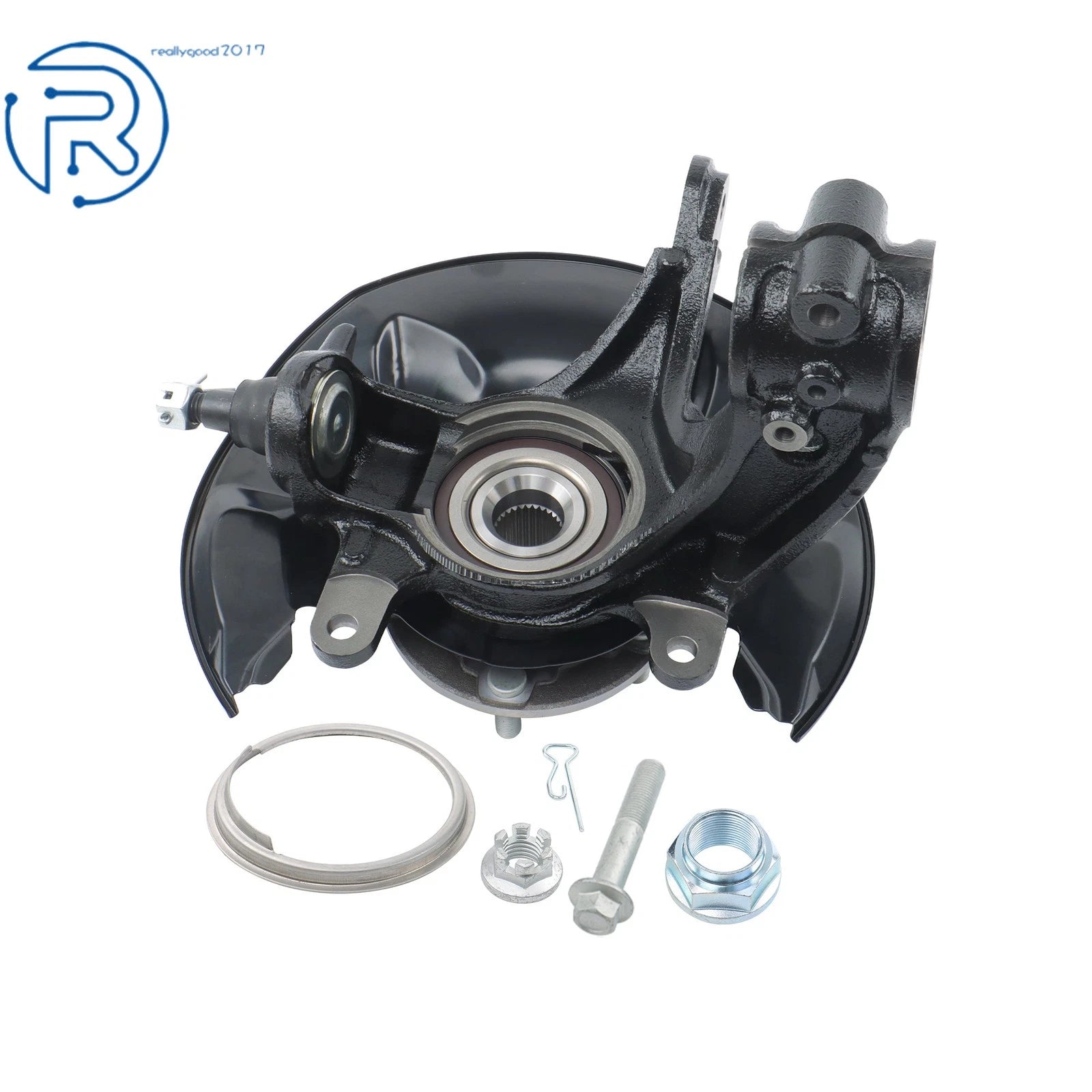 Front LH Steering Knuckle & Wheel Bearing Hub Assembly for Honda Accord (2013–2017)