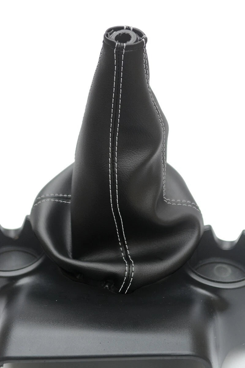 Leather Manual Shift Boot Cover for Ford Ranger (2004–2010) White Stitch