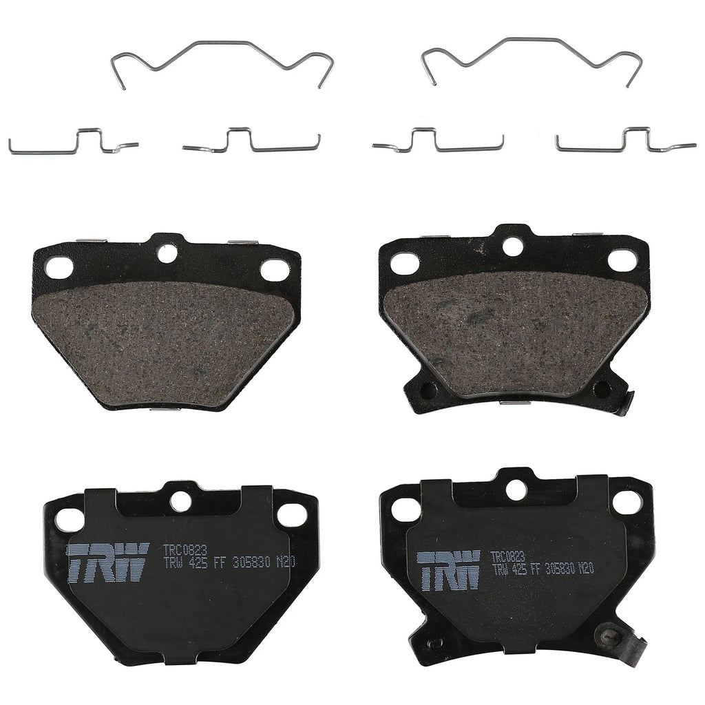 Set of 4 Disc Brake Pads for Toyota Matrix (2003–2008)