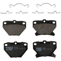 Set of 4 Disc Brake Pads for Toyota Matrix (2003–2008)
