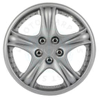 Set of 4 Silver 14" Universal Hub Caps for R14 Tire