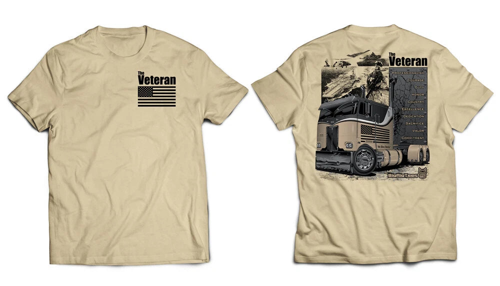 T-Shirt for Big Rig Trucks (Veteran)