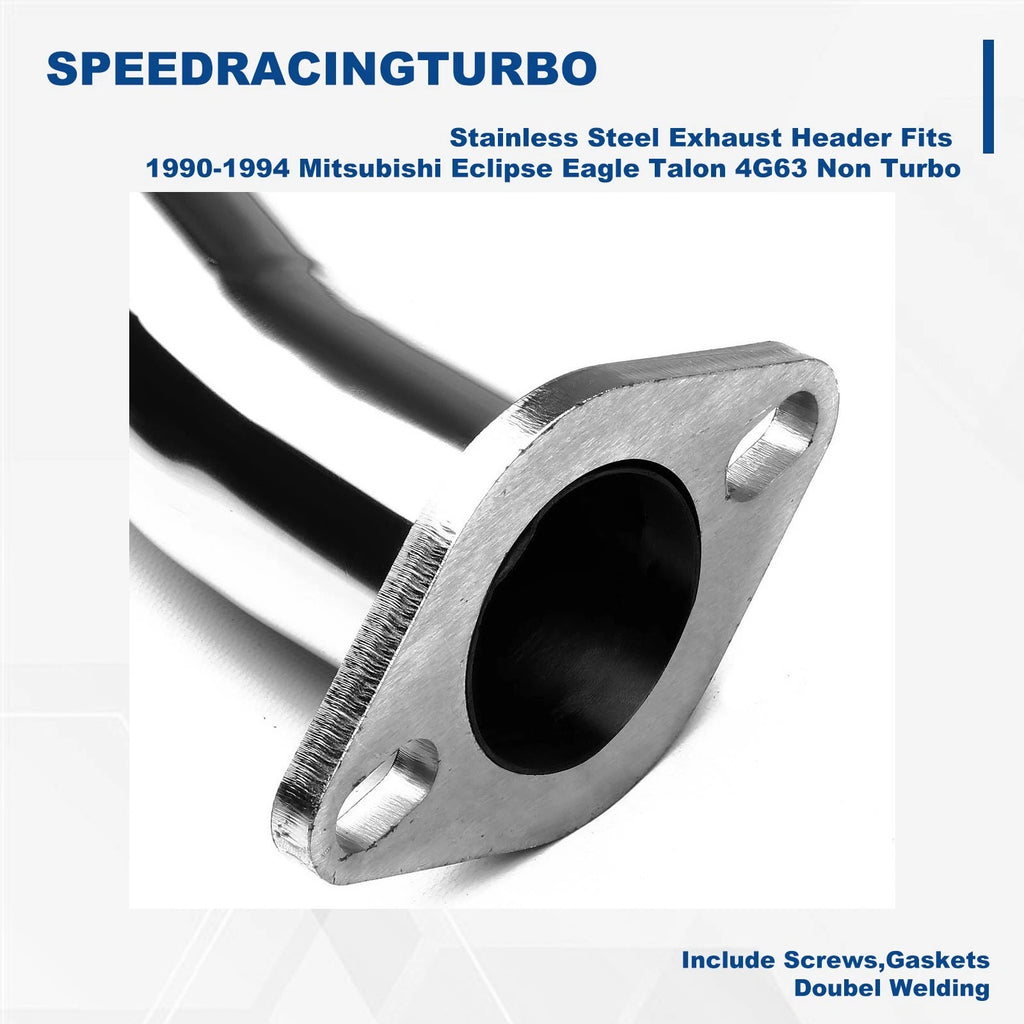 Exhaust Header for Mitsubishi Eclipse Eagle Talon 4G63 (1990–1994) Non Turbo
