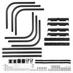 Adjustable Bed Extender for Nissan Frontier (2005–2023) Aluminum Black