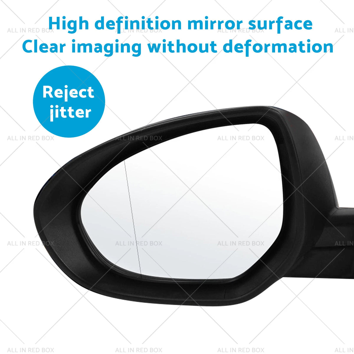 Left Door Mirror for Mazda 3 BL (2009–2013) White
