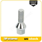 Set of 20 M12x1.25 Silver Wheel Lug Bolts for Jeep Cherokee, Dodge Dart