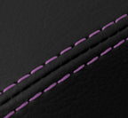 Leather Console Lid Armrest Cover for Cadillac XTS (2013–2019) Purple Stitch