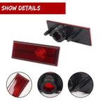 Rear Red Lens Side Marker Parking Lights for Cutlass (1981–1988)