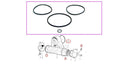 Oil Cooler Seal for Volvo Penta AQ120-AQ170 (1970–1990) 925092 925255 925983