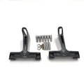 Black Knob Leaf Dominator Passenger Footboard for Harley Touring (1993–2019)