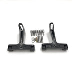 Black Knob Leaf Dominator Passenger Footboard for Harley Touring (1993–2019)