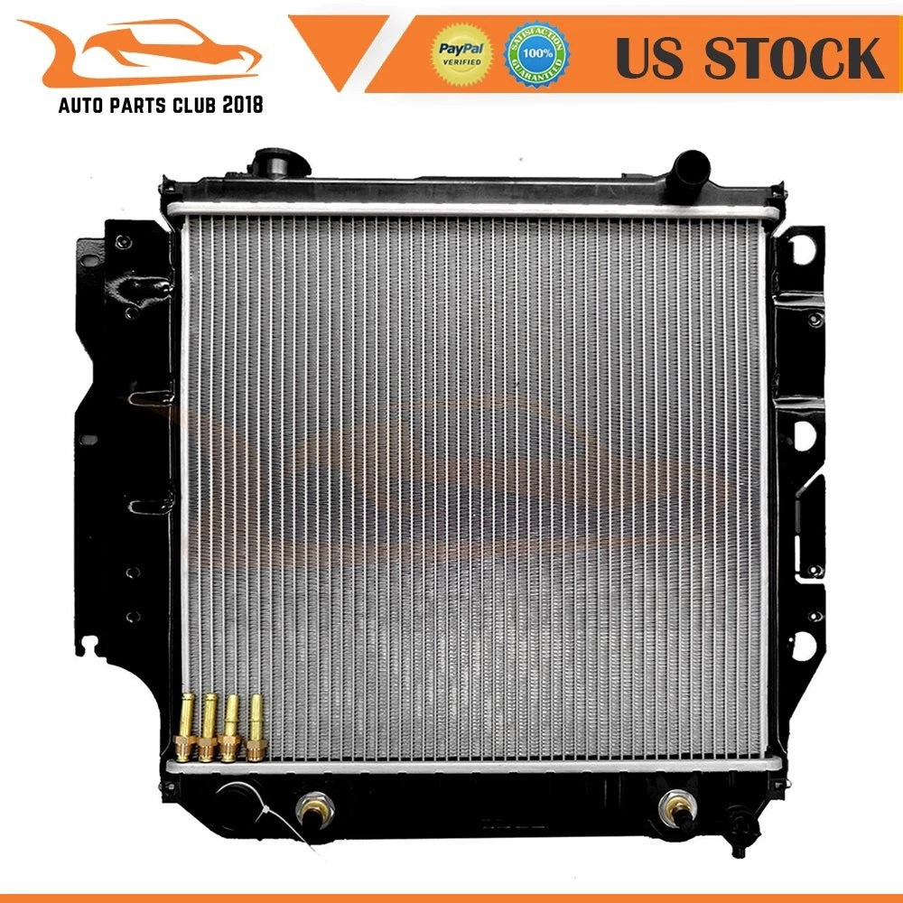 Aluminum Radiator for Jeep Wrangler (1997–2006) 1682 2-Door 4.0L L6