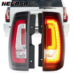 LED Tail Lights for Chevy Tahoe Suburban (2007–2014) - Clear/Black