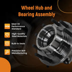 Dual Front Wheel Hub Assembly Kit for Ford F-450/F-550 4x4 (2017–2019) WE61853