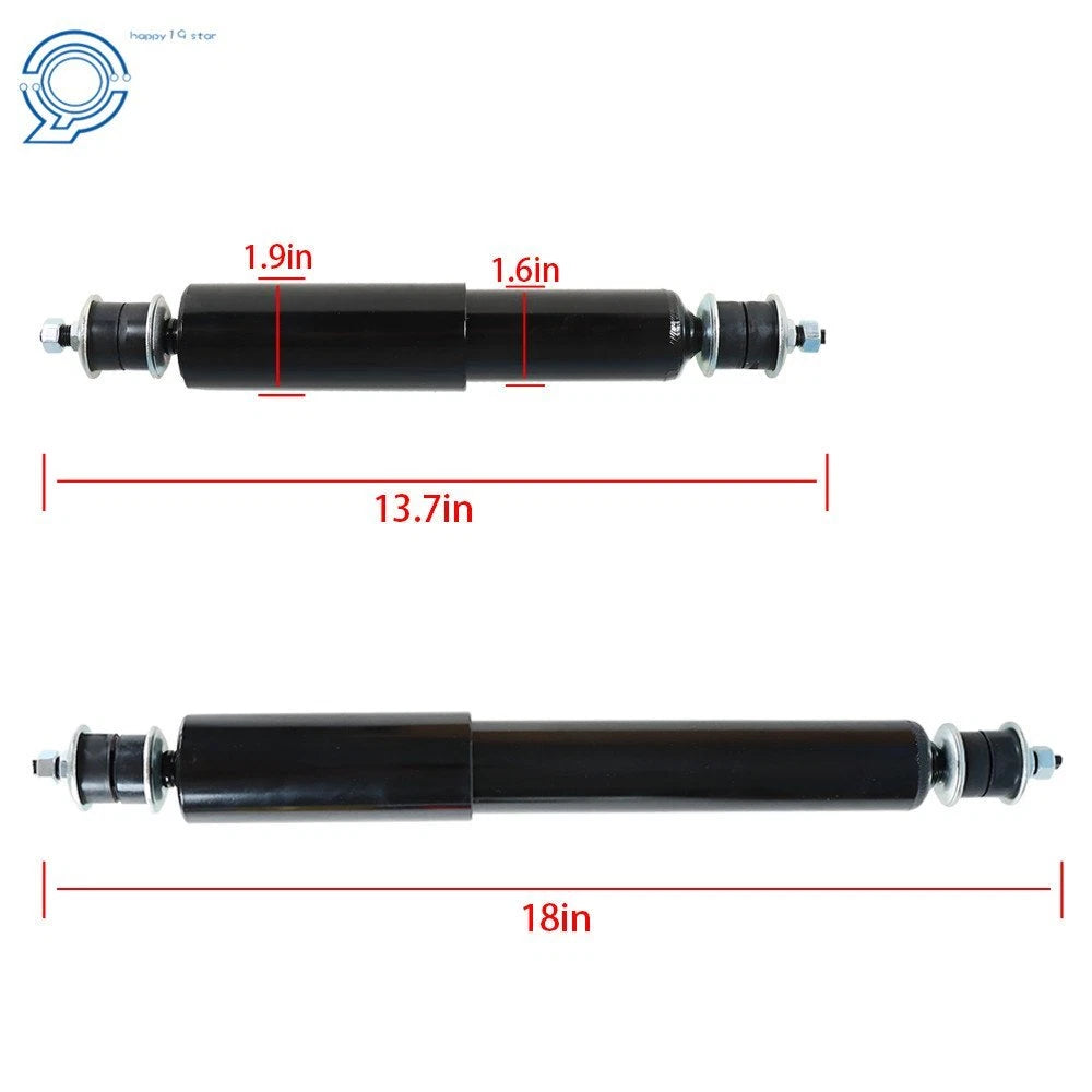 Set of 4 Front Shocks & Rear Shock Absorbers for EZGo G&E TXT (1994–UP)