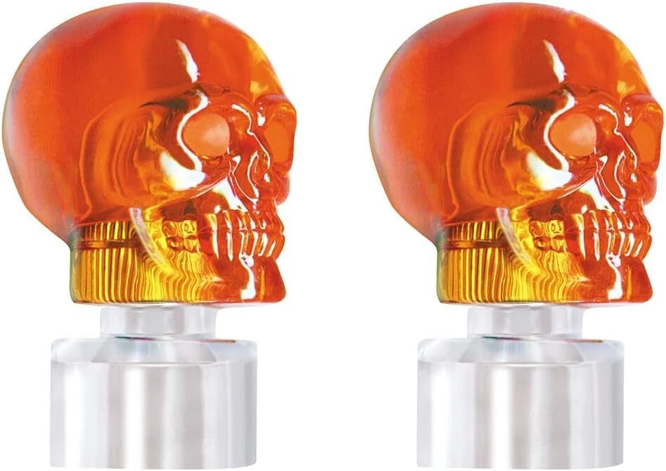 Bumper Guides with Amber Skull LED for Jeep Wrangler (2018–2024)