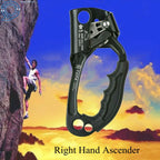 Hand Ascender for Rock Climbing Gear Rope (8-13mm)