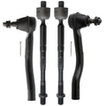Set of 4 Tie Rod Ends for Nissan Pathfinder (2013–2020)