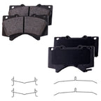 Front Ceramic Brake Pad Set for Toyota Tundra, Sequoia (2007–2021)