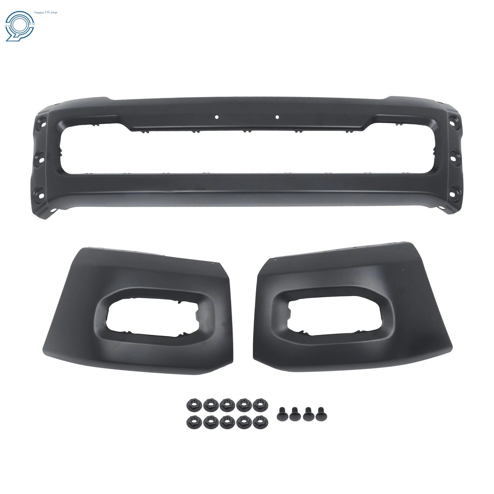 Split Steel Black Front Bumper for RAM 2500 3500 (2019–2024) CH1002409