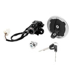 Ignition Switch Lock Fuel Gas Cap Key Set for Kawasaki Ninja 400 (2018-2023)