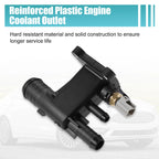 Engine Coolant Water Outlet w/ Temp Sensor for Ford 2.0 EcoBoost (2015–2020) NO. LR038758