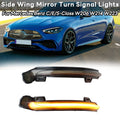 Sequential LED Amber Side Mirror Turn Signal Light Pair for Benz W206 W214 W223
