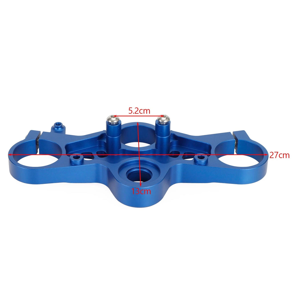 Aluminum Upper Front Triple Tree Clamp for Yamaha YZF-R7 (2021–2023) Blue T9