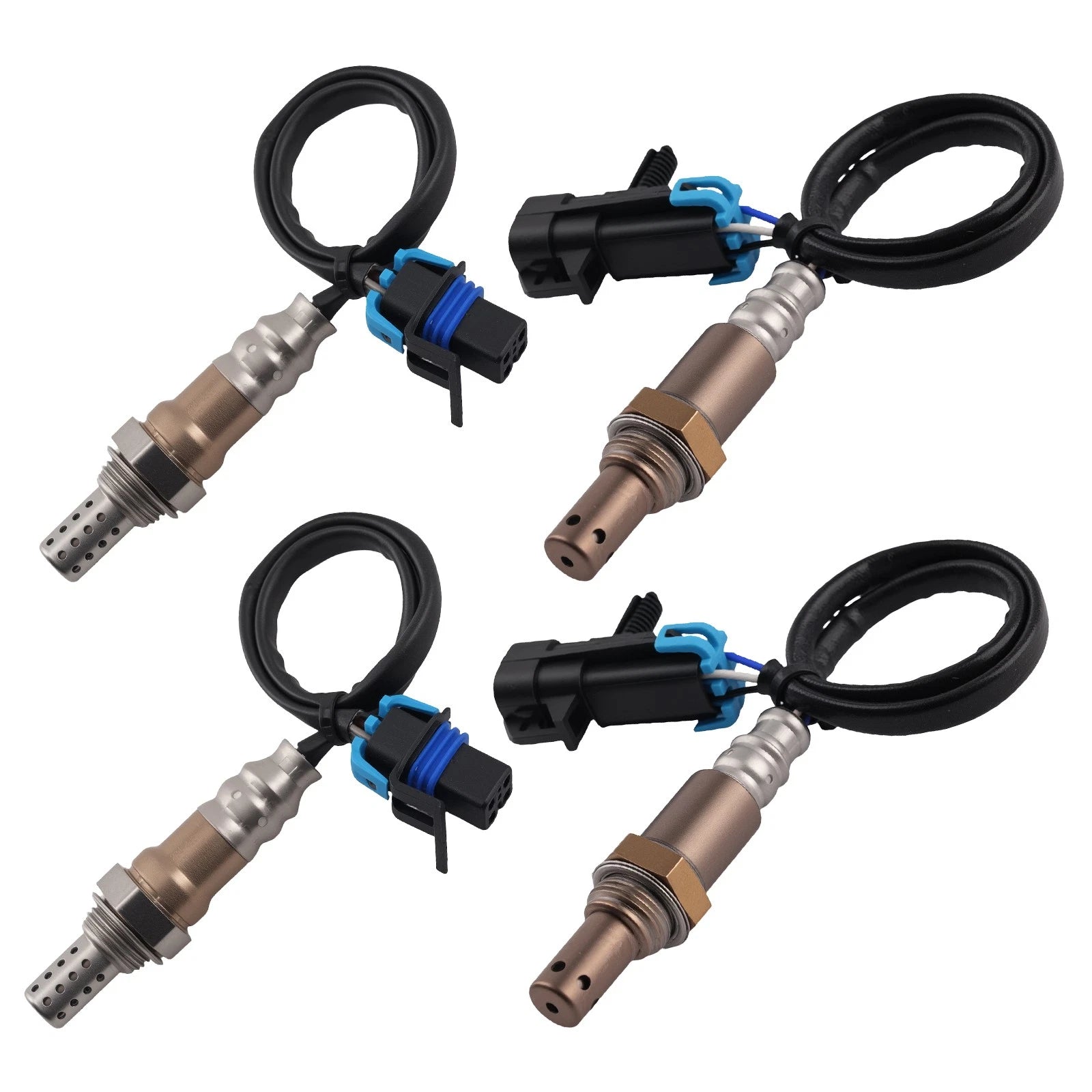 Set of 4 Oxygen O2 Sensors for GMC Yukon XL 1500 (2007)